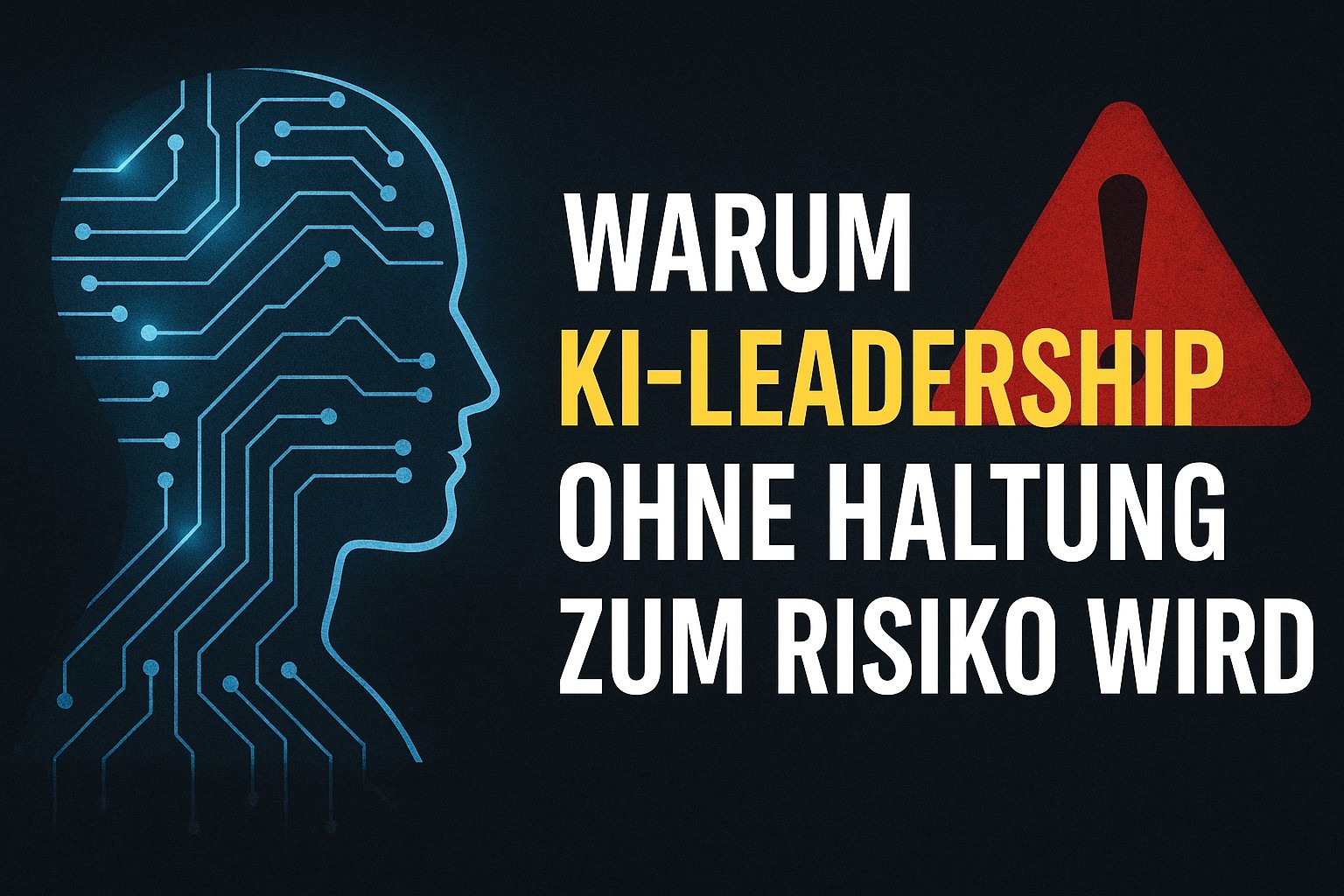 Warum KI-Leadership ohne Haltung zum Risiko wird